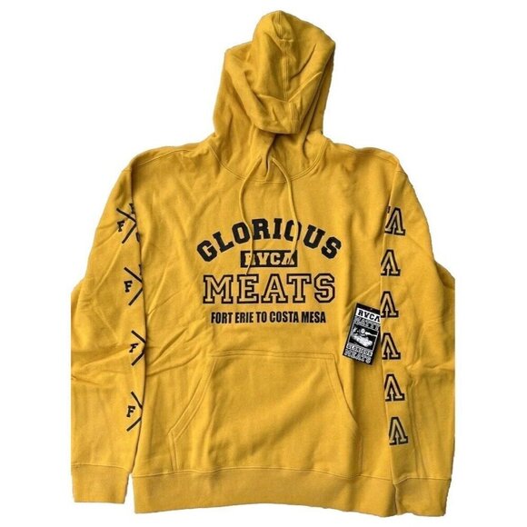 RVCA Cotton Matty Matheson Relaxed Fit Hoodie Size M - Picture 10 of 11